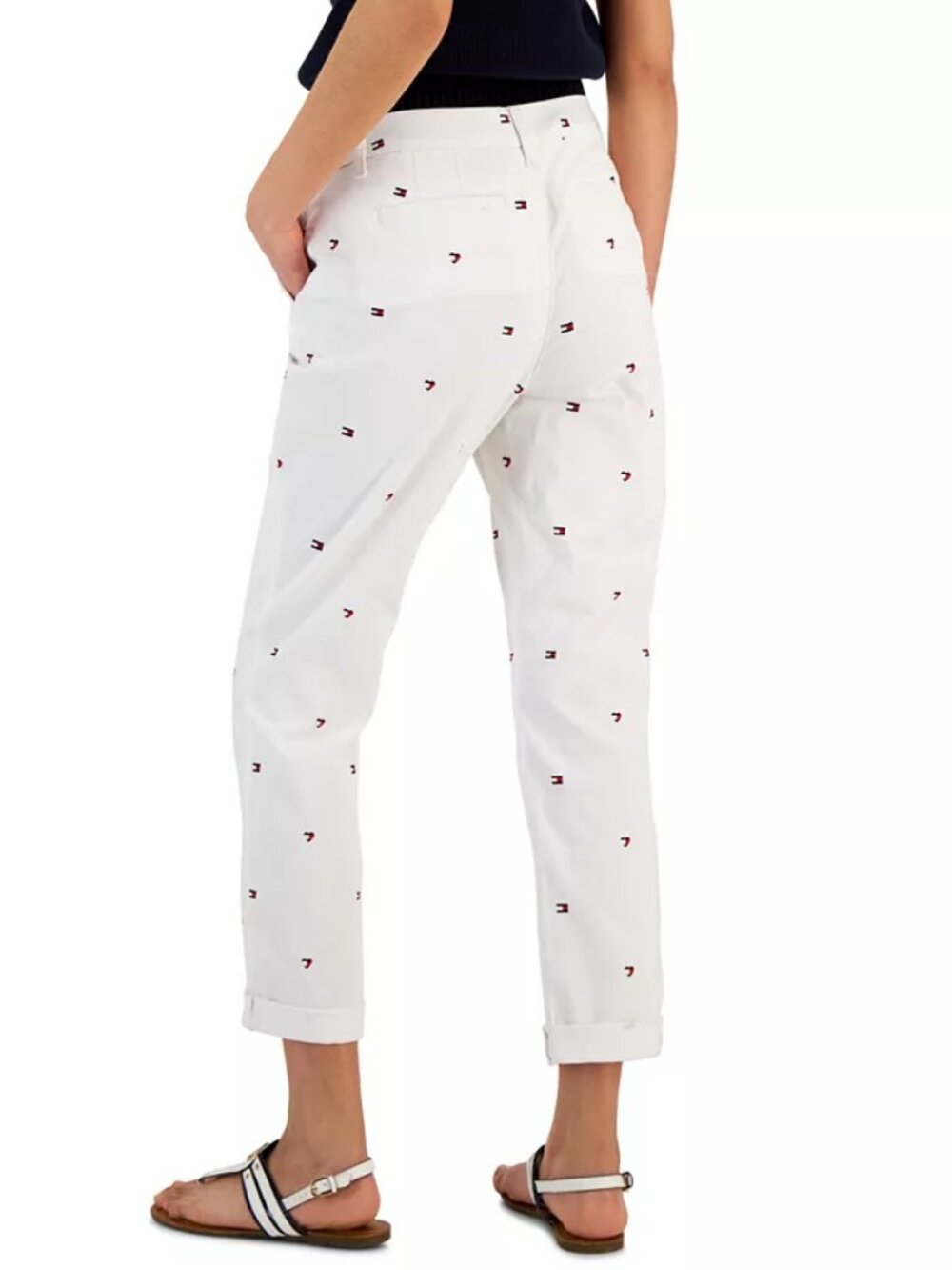 Tommy Hilfiger Women's Hampton Heart Flag Chino Pants